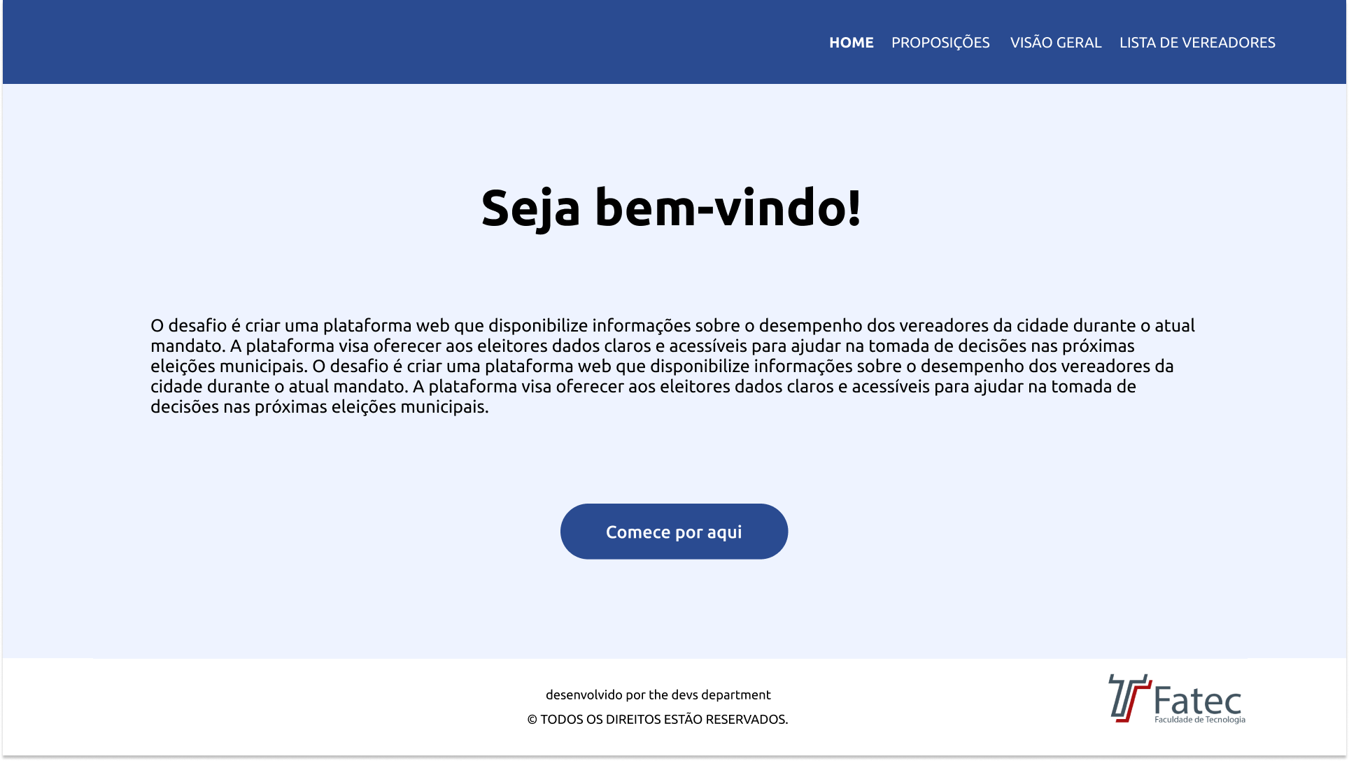 Plataforma de Transparência Legislativa